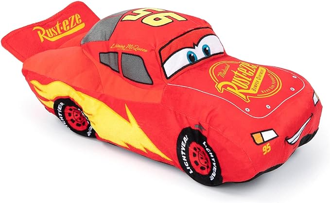 3 Plüschkissen Lightning McQueen Rot.