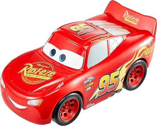 Pixar Cars Track Talkers Spielzeugfahrzeuge, Lightning McQueen sprechendes Auto,