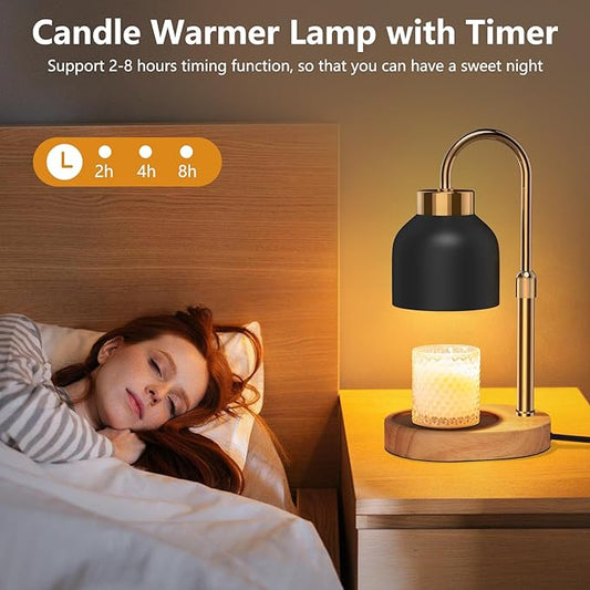 Kerzenwärmerlampe mit Timer und Dimmer.